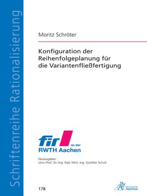 cover image of Konfiguration der Reihenfolgeplanung für die Variantenfließfertigung